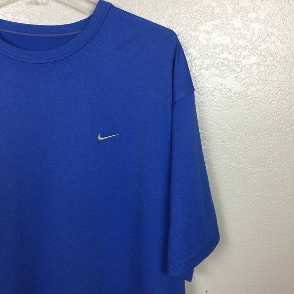Bright Blue Nike Crew Neck Shirt Size 2XL - Picture 3 of 6